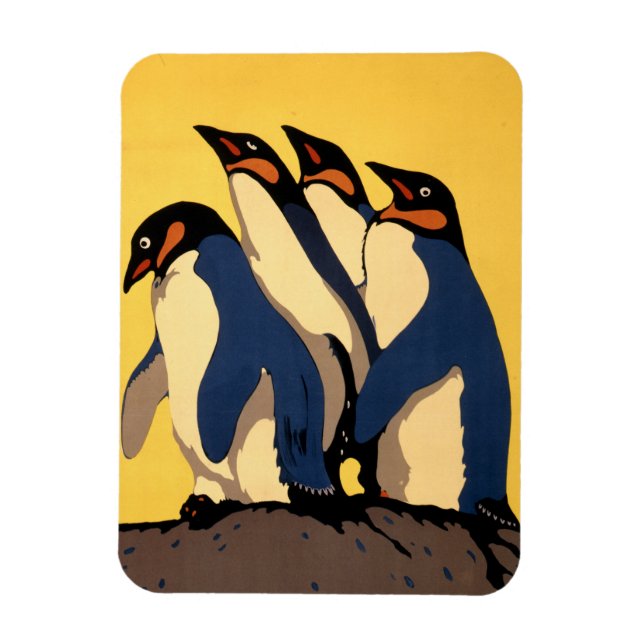 Imán Poster De Transporte En Metro Al Zoológico De Lond (Vertical)