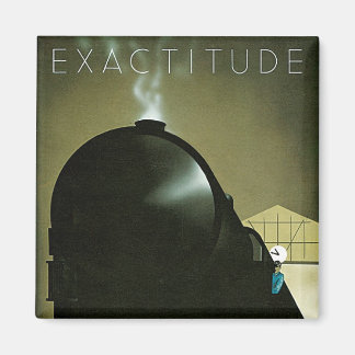 Imán Poster de tren de Exactitude