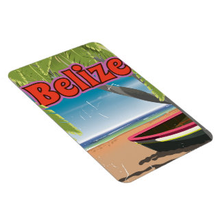 Imán Poster de vacaciones de Belice