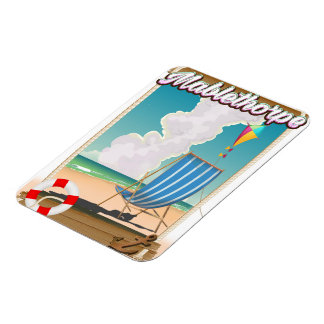 Imán Poster de vacaciones de Mablethorpe