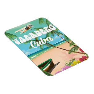 Imán Póster de vacaciones de playa cubana Varadero