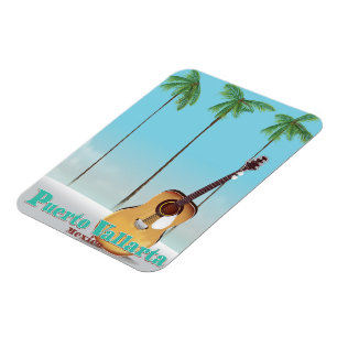 Imán Póster de viaje a Puerto Vallarta México