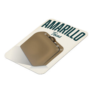 Imán Póster de viaje Amarillo texas