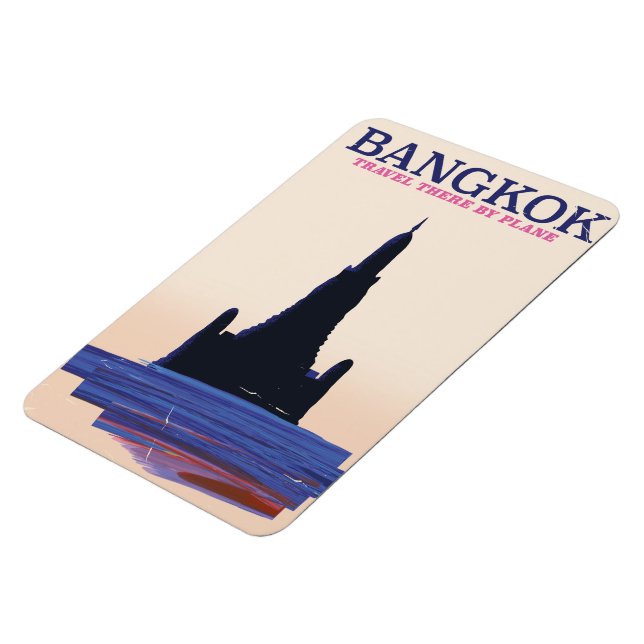 Imán Póster de viaje Bangkok Wat Poh (Lado Izquierdo)