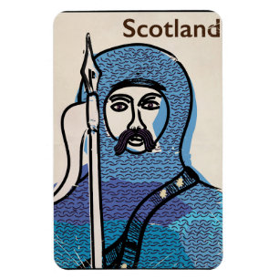 Imán Póster de viaje de Robert the Bruce Escocia