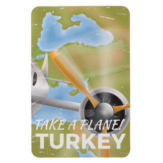 Imán Poster de viajes de cosecha de Turquía