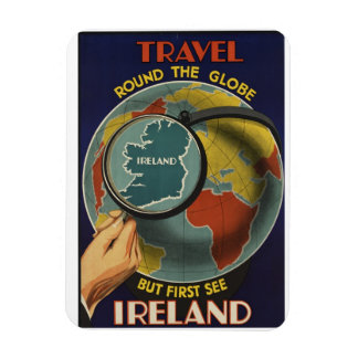 Imán Poster de Viajes de Irlanda Vintage Magnet