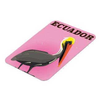 Imán Poster de viajes de la cosecha de Pelican