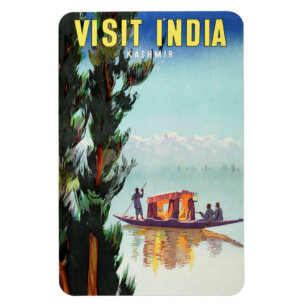 Imán Poster de viajes de la India
