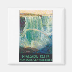 Imán Poster de Viajes de las Cataratas del Niágara