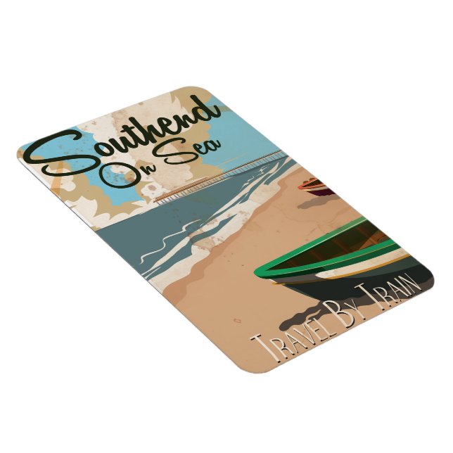 Imán Poster de viajes por el mar (Lado Derecho)