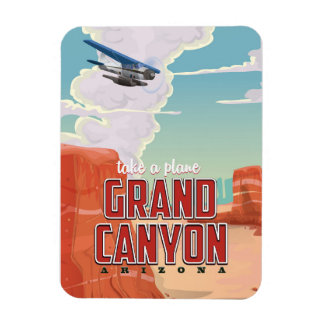 Imán Poster de viajes vintage del Gran Cañón