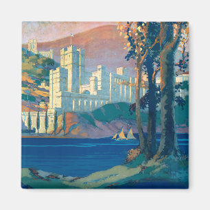 Imán Poster De Viajes Vintage Para New York Central Lin