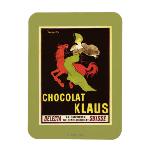 Imán Poster del anuncio de Chocolat Klaus