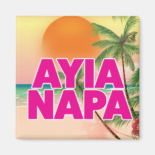 Imán Poster del día de fiesta de Ayia Napa