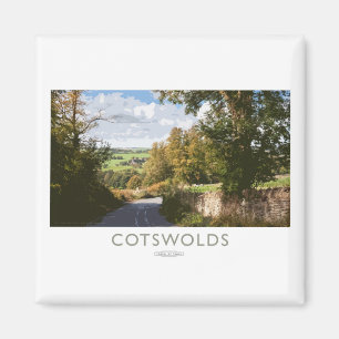 Imán Poster del Ferrocarril Cotswolds