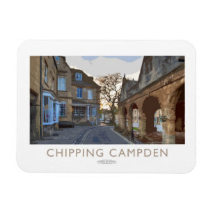 Imán Poster del ferrocarril de Chipping Campden