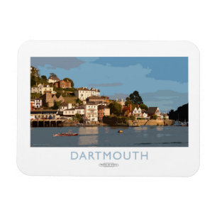 Imán Poster del ferrocarril de Dartmouth