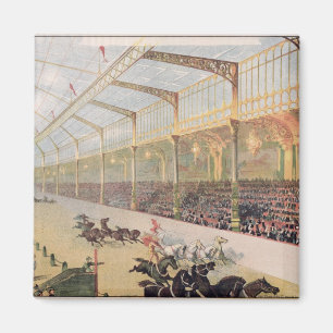 Imán Poster del Hipódromo de Alma