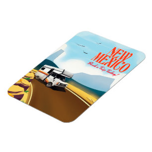 Imán Poster del viaje de New México