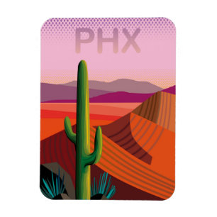Imán Poster del viaje de Phoenix Arizona el  