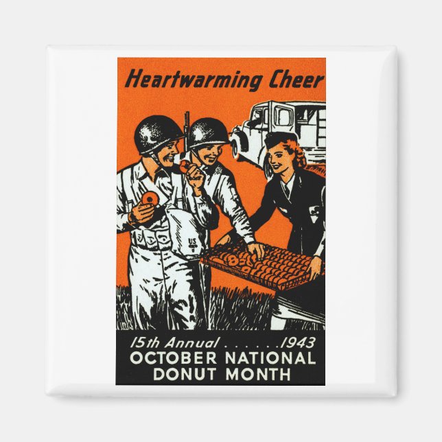 Imán poster Donut de 1943 (Frente)