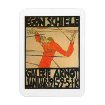 poster "GALERIE ARNOT" DE EGON SCHIELE EN MAGNET
