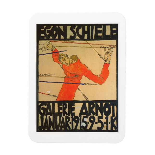 Imán poster "GALERIE ARNOT" DE EGON SCHIELE EN MAGNET (Vertical)