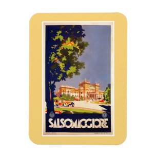 Imán Poster italiano del viaje de Salsomaggiore del