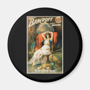 Imán Poster Mágico Vintage, Magician Frederick Bancroft