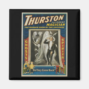 Imán Poster Mágico Vintage, Thurston, El Gran Magicie