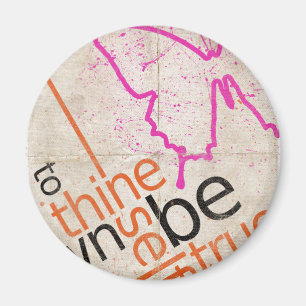 Imán Poster motivacional