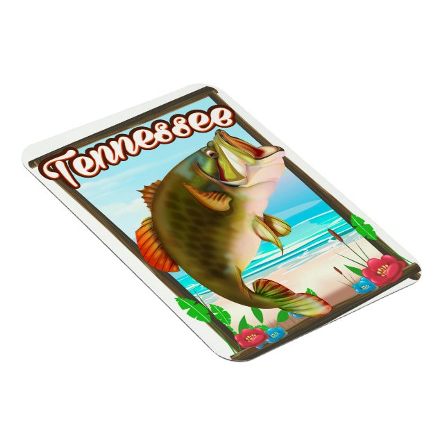Imán Poster Pesquero Tennessee. (Lado Derecho)