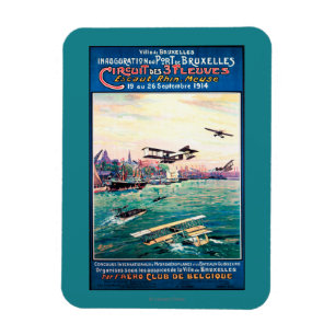 Imán Poster promocional de avión flotante cancelado