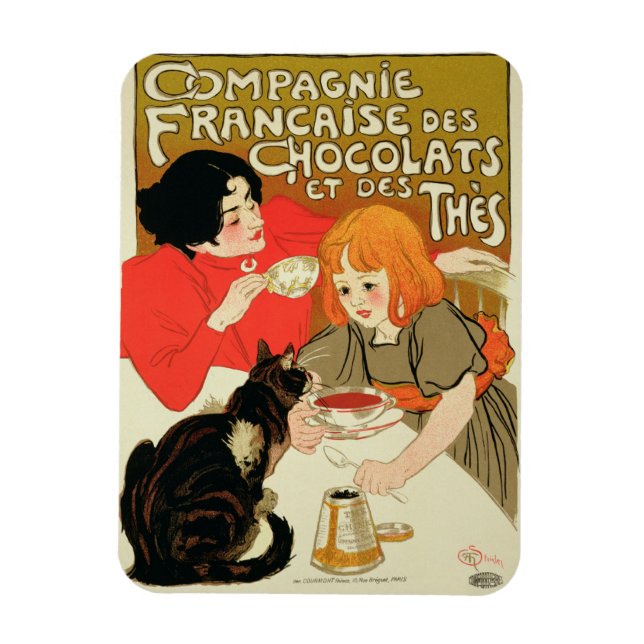 Imán Poster publicitando la empresa francesa de chocola (Vertical)