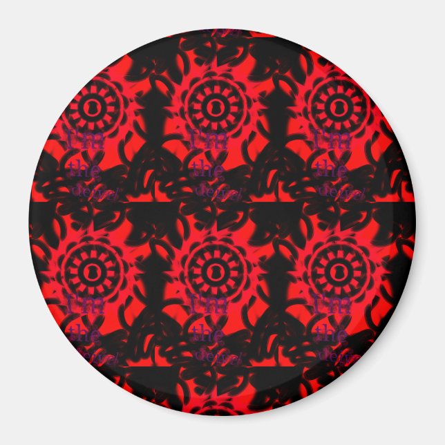 Imán Póster. Soy el diablo  (Frente)