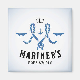 Imán Poster viejo del marino