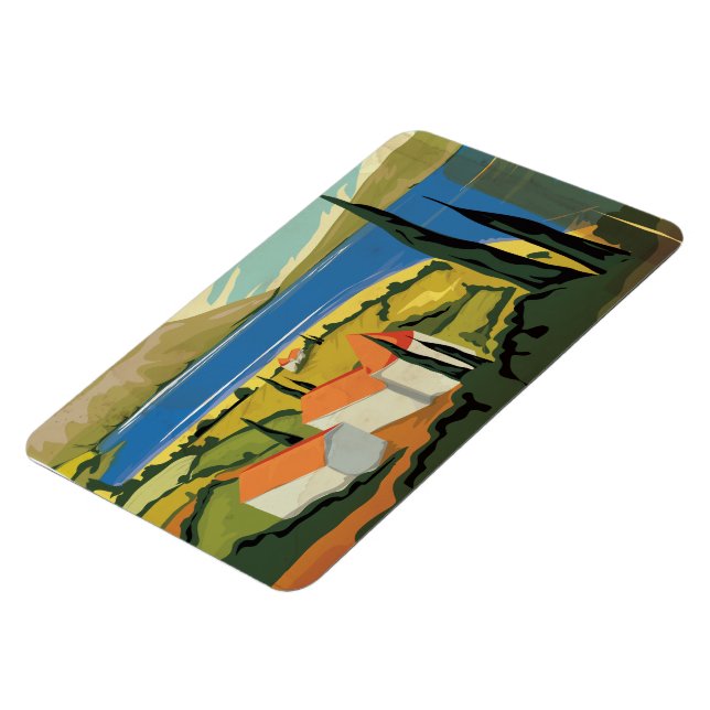 Imán Poster Vintage de Italia (Lado Izquierdo)