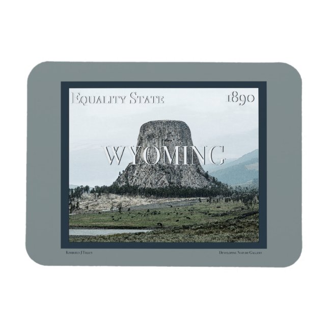Imán Poster Wyoming (Horizontal)