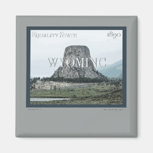 Imán Poster Wyoming