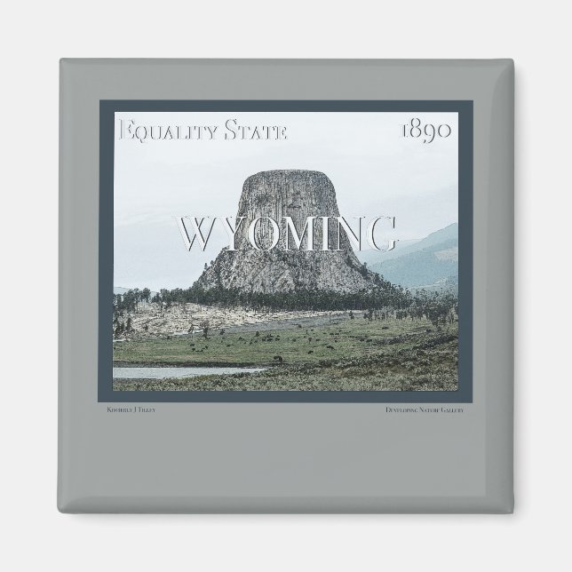 Imán Poster Wyoming (Frente)