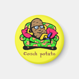 Imán Potato para el sofá de humor cómico
