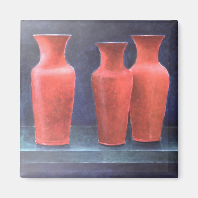 Imán Pots rojos 1988 (Frente)