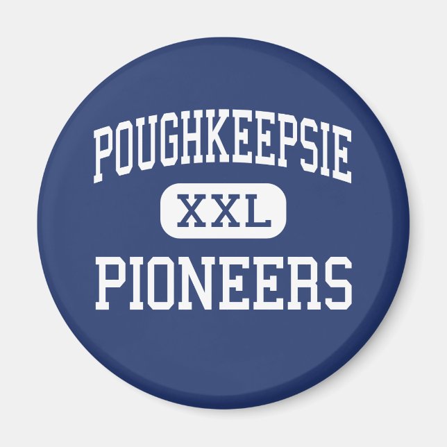 Imán Poughkeepsie - Pioneers - High - Poughkeepsie (Frente)
