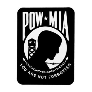 Imán POW MIA Flexable