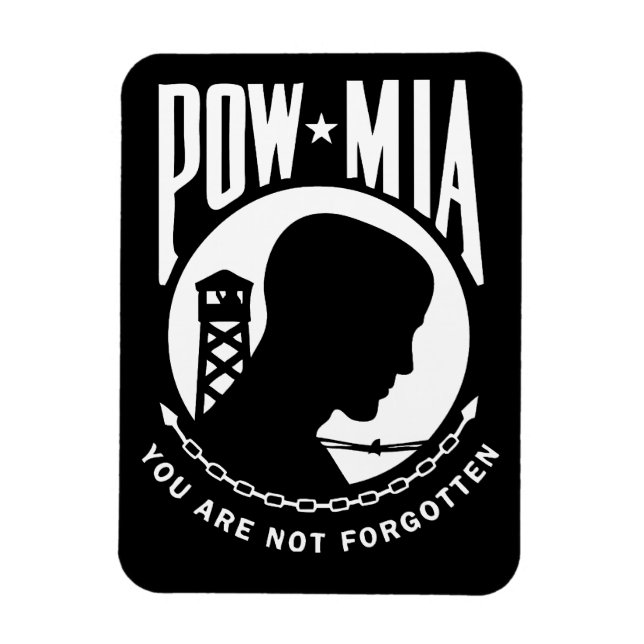 Imán POW MIA Flexable (Vertical)