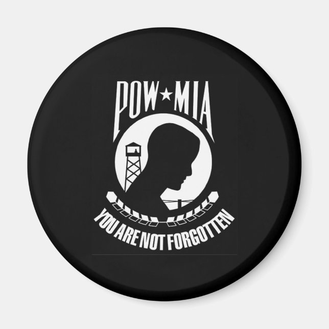 Imán POW - MIA Magnet (Frente)
