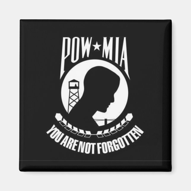 Imán POW*MIA No Te Olvidas - Magnet (Frente)