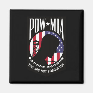 Imán Pow Mia Usa Bandera No estás Olvidado