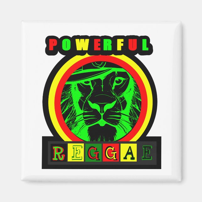 Imán Powerful Reggae (Frente)
